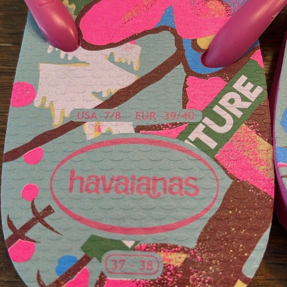 Havaianas x Disney | Mickey Mouse | Sandals Thong Flip Flops | Women’s 7/8 - Picture 4 of 6